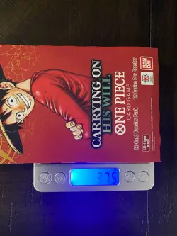 One Piece OP-13 CARRYING ON HIS WILL Sleeved Booster Pack - HEAVY - 37.5 - Image 1