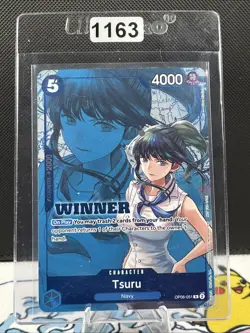 One Piece Winner Pack 2025 Vol 4 Tsuru OP06-051 Stamped Promo (1163) - Image 1
