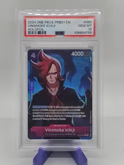 Vinsmoke Ichiji 2024 One Piece - Premium Booster Vol.1 - Holofoil PSA 10 - Image 1