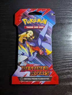 Pokemon Scarlet & Violet Destined Rivals Booster Pack Sealed Blister - Image 1