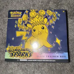 Pokemon Center Exclusive Elite Trainer Box Surging Sparks ETB SEALED - Image 1