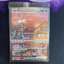 Mew ex SVP 053 Pokemon TCG Scarlet Violet 151 Black Star Promo Full Art SEALED - Image 1