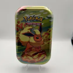 Prismatic Evolutions Mini Tin - Flareon Art - Sealed Brand NEW - Pokemon TCG - Image 1