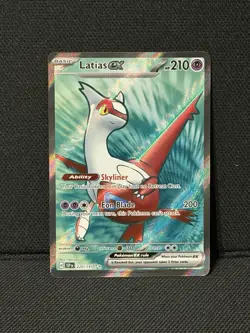 Pokemon Latias ex Ultra Rare Holo 220/191 SV08: Surging Sparks EX Basic 210 - Image 1