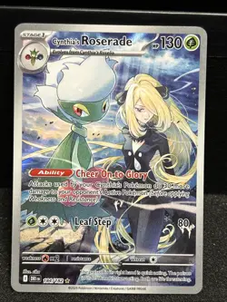 Pokemon TCG Cynthia's Roserade Destined Rivals 184/182 NM Condition - Image 1