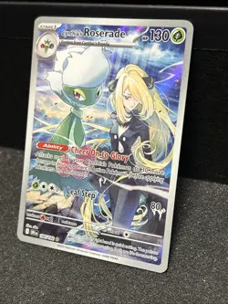 Pokemon TCG Cynthia's Roserade Destined Rivals 184/182 NM Condition - Image 3