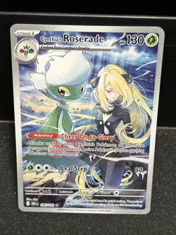 Pokemon TCG Cynthia's Roserade Destined Rivals 184/182 NM Condition - Image 4
