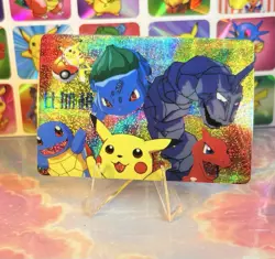 Pokemon HOLO Vintage Pocket Monsters Vending Prism Sticker 1998 Nintendo - Image 1