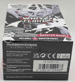 Pokemon White Flare Pokemon Booster Bundle Box Factory Sealed! 6 Packs! - Image 4
