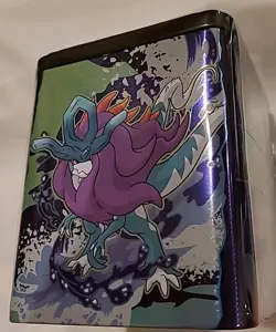 FACTORY SEALED Pokemon TCG: Stacking Tin (Q1 2025) 3 Packs, 2 Stickers - Image 4