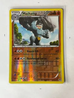 Machamp [Reverse Holo] #50 Pokemon Plasma Blast NM - Image 1