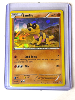 Sandile [Cracked Ice] #63 Pokemon Black & White NM - Image 1