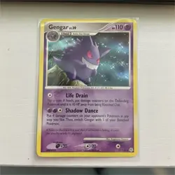 Pokemon TCG Gengar 27/130 Diamond & Pearl Regular Rare 110 HP Life Drain - Image 1