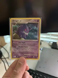 Pokemon TCG Gengar 27/130 Diamond & Pearl Regular Rare 110 HP Life Drain - Image 2