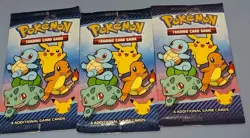 3x Lot of Pokemon 25th Anniversary 2021 McDonalds Promo Packs Sealed New - Image 1
