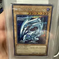 Blue-Eyes White Dragon Yugioh 2024 KC01 Prismatic Secret Rare PSA 10 - Image 3