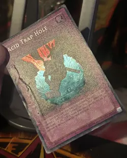 Acid Trap Hole DDS-005 Secret Rare HP/DMG Yugioh TCG Fast Shipping - Image 2