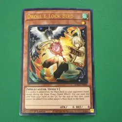 Yugioh TCG Droll & Lock Bird RAO2-EN006 Ultra Rare NM Alternate Art - Image 1