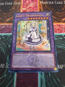 Yugioh Lady's Dragonmaid BLMM-EN049 Ultra Rare 1st Edition Near Mint - Image 1