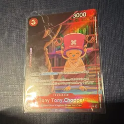 Namco One Piece Tony Tony.Chopper EB02-003 Foil Rare 3000 Power Card - Image 1