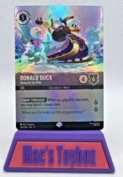 Disney Lorcana - Donald Duck - Along for the Ride - 220/204 Winterspell Epic - Image 1