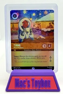 Disney Lorcana Winterspell TIANA Warm and Happy Epic Foil #205/204 - Image 1