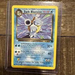 Dark Blastoise 20/82 Rare Non-Holo Team Rocket Pokemon Card - Image 1