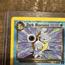 Dark Blastoise 20/82 Rare Non-Holo Team Rocket Pokemon Card - Image 3