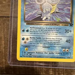 Dark Blastoise 20/82 Rare Non-Holo Team Rocket Pokemon Card - Image 4