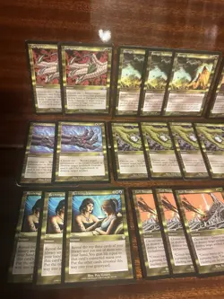 MtG Magic the Gathering Collection Old School Gold Cards - Image 2