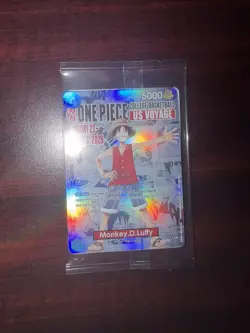 One Piece Monkey D. Luffy US Voyage College Basketball Promo Card - SEALED - Image 1