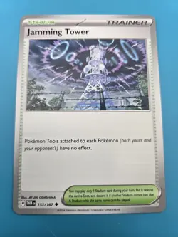Jamming Tower 153/167 Sv06: Twilight Masquerade Regular - Pokemon Card NM - Image 1
