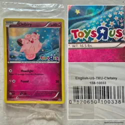 2016 CLEFAIRY 50/83 Pokemon TCG Toys R Us Promo Holo Generations Card SEALED NIP - Image 1