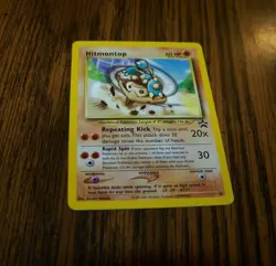 Hitmontop Pokemon Black Star Promo Card #37 Pokemon League 2001 - Image 1