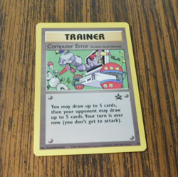 Trainer Computer Error Pokemon Black Star Promo Card #16 Pokemon League 2001 - Image 1