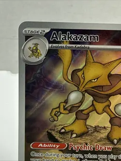 Pokemon Alakazam TCG Black Star Promo Card 009 Mega Evolution M/NM - Image 2