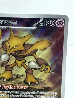 Pokemon Alakazam TCG Black Star Promo Card 009 Mega Evolution M/NM - Image 3