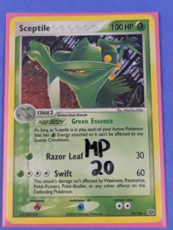 Sceptile - 10/106 - Holo Rare Emerald - Pokemon Card - MP - Image 3