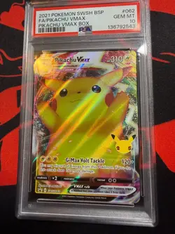 Pikachu VMAX SWSH062 SWSH: Sword & Shield Promo Cards Holo - Image 1