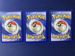 32 Vintage 1999 Pokemon Base Set Cards WOTC Lot – MP Binder Collection - Image 2