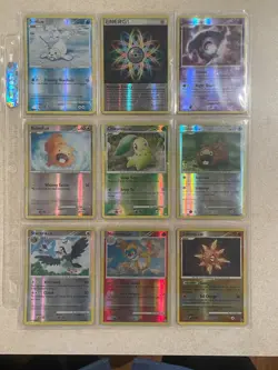 Pokemon Card Lot 9 Vintage Reverse Holos 🔥LP - HP 2007-2009 DP era - Image 1