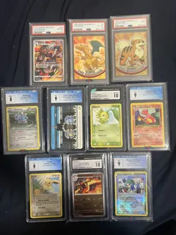 Lot Of CGC /PSA Graded Cards Pokemon Modern and Japanese - Image 1
