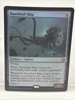 MTG Nautiloid Ship ~ Foil ~ Baldur's Gate CLB 328/361 Mythic NM - Image 1