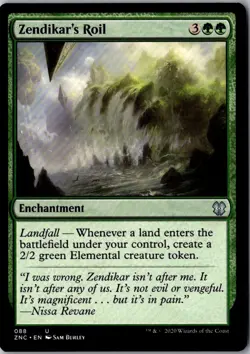 Commander: Zendikar Rising #88 Zendikar's Roil - Image 1