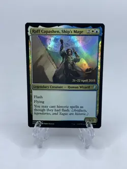 Raff Capashen, Ship's Mage - Dominaria Prerelease Promo - MTG - Foil UNC - Image 1