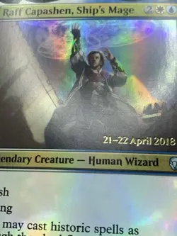 Raff Capashen, Ship's Mage - Dominaria Prerelease Promo - MTG - Foil UNC - Image 5
