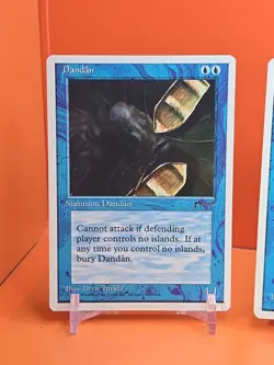 🔵🔵🔵 (4) 1995 Magic The Gathering CHRONICLES DANDAN NEAR MINT 🔵🔵🔵 - Image 2