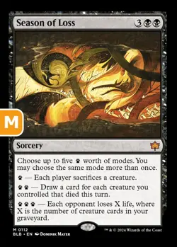 MTG Season of Loss Bloomburrow Mythic Sorcery NM - Image 1