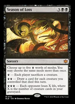 MTG Season of Loss Bloomburrow Mythic Sorcery NM - Image 2