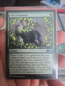 Veil Of Summer X1 Mtg M20 Core Set 2020 Lp - Image 1